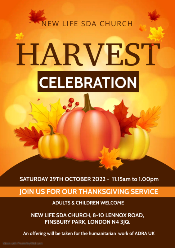 New Life Church Harvest Celebration Adventist Church In Uk And